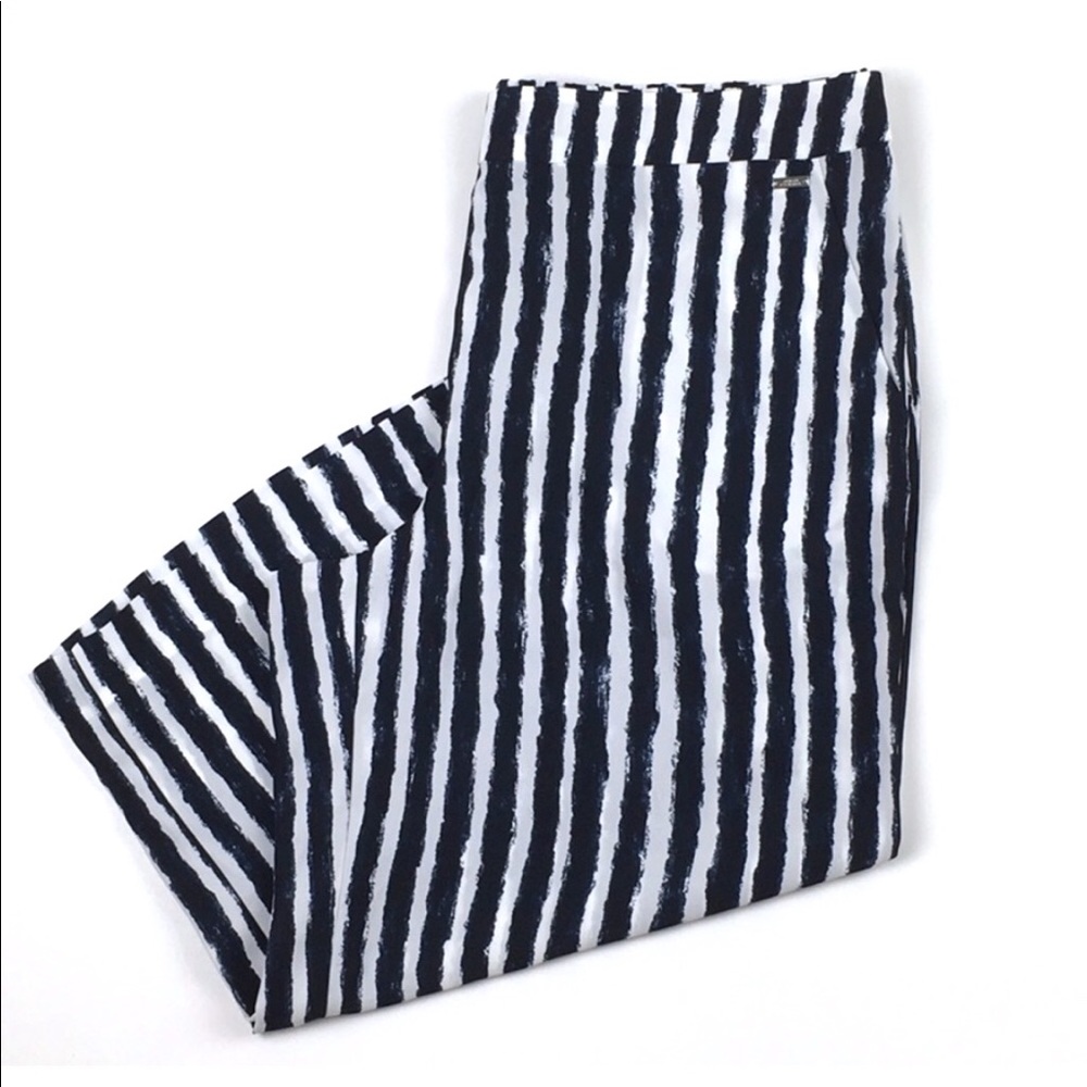 Armani Exchange Striped Sheer Capris 12